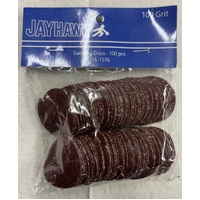 100 GRIT SANDING DISCS-PK/100