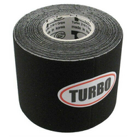 Turbo Polyester Patch Tape, Black, 2" Roll - single or box of 6 rolls