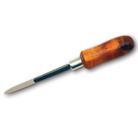Turbo Bevel Knife - 4" blade with wood handle